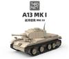 World War Military Main Battle Tank Cannon Armor Vehicle MOC Building Blocks Bricks Model DIY Assembly Toys For Kids