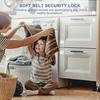 10 Kindersicherungsschlösser, transparente Baby-Sicherheitsschlösser, 3M-Kunststoffschlösser für Schränke, Schubladen, Toiletten, Küchen, Türen, Fenster und Kühlschränke