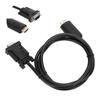 HDMI To VGA Converter Adapter Digital To Analog Signal Transformer with 1.2m Cable