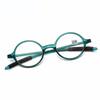 Vintage Retro Small Round Frame Reading Glasses Black PC Resin Clear Lens Presbyopia Eyeglasses for Men And Women