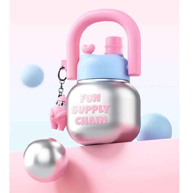 650ml Drink Double Large Capacity Plastic Thermos Cup Gift Water Fashion Cups