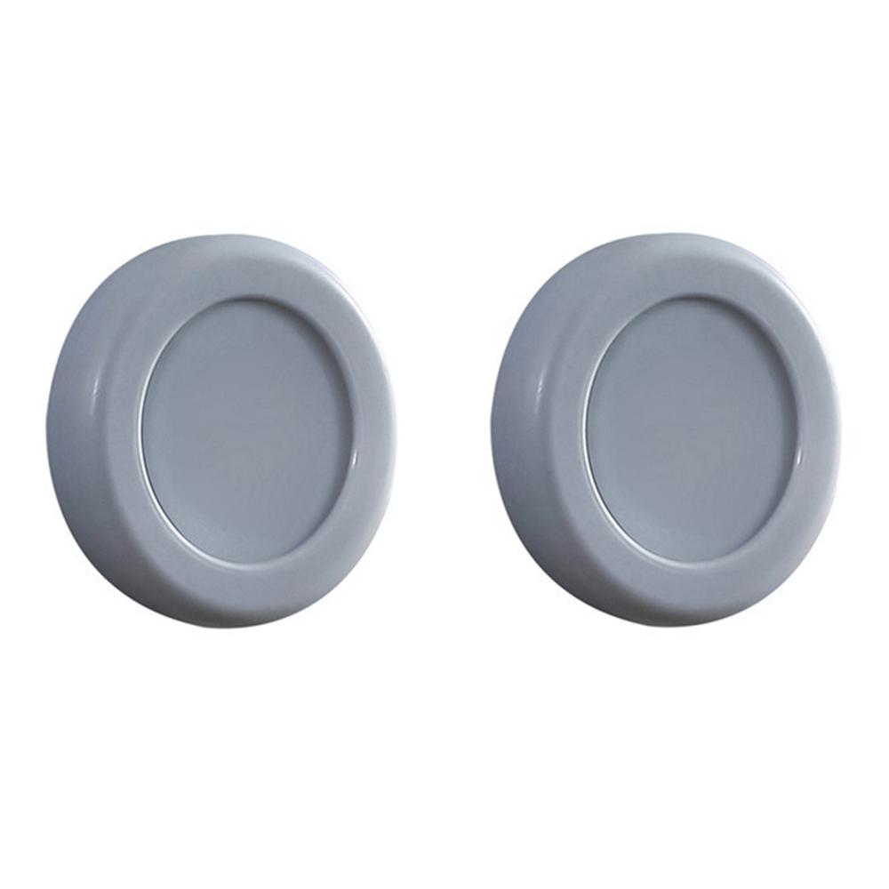 2 Stück Runder Magnet+Kunststoff Fernbedienungshalter Wandmontage Hängehaken Magnetische Matte