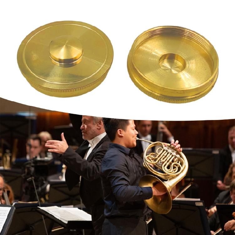 French Horn Cylinder Base Cover Replacement Part Metal Construction with Easy Installation Perfect for Better Resonance