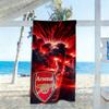 Ręcznik Plażowy Arsenal Wysoka Chłonność & Szybkoschnący Wygodny Lekki