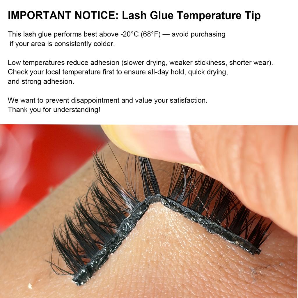 Clear Eyelash Glue Super Strong Hold Adhesive Waterproof Long Lasting False Lash Glue Makeup Tool
