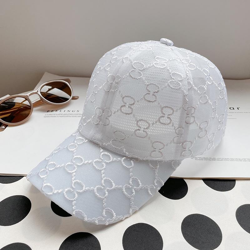 

Women s Korean Baseball Cap - Lace Flower, Breathable Duckbill with Sun Protection, Japanese Style, Versatile Summer Hat Adjustable Size