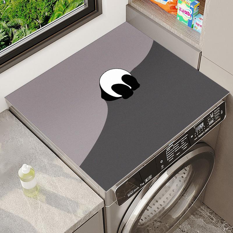 Dust Proof Washing Machine Mat Cover Rubber Anti Slip Kitchen Drain Pad Door Rug Table Coffee Mug Drying Pads Absorbent Carpet