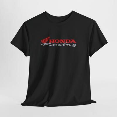 T-shirt Noir Moto Honda Racing – T-shirt HRC Unisexe pour Homme ou Femme