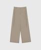 Kwinseulaebis Cooling Rayon Back Banding Semi Wide Fit Trouser Slacks_Pants_3Colors