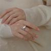 Elegant Ins-Style Matte Irregular Adjustable Ring for Women - Fashionable, Versatile, and Trendy Index Finger Jewelry.