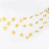 Practical Star Bunting Banners Reflective Paper Garlands Portable Festival Accessory Stylish for Event Decoration