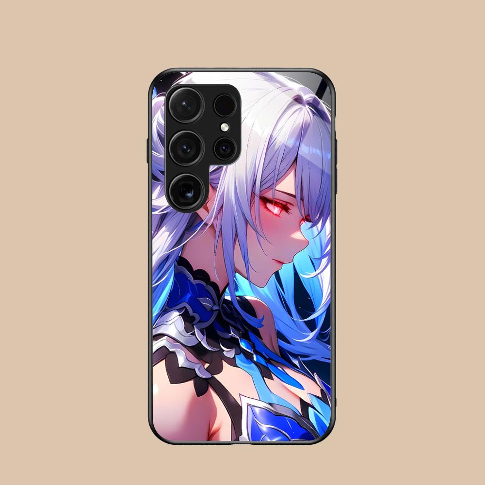 

Стеклянный чехол HSR Jingliu для мобильного телефона Samsung Galaxy S26 S25 S24 S23 S22 S21 S20 Note20 Plus FE Ultra Цветной чехол Galaxy S24+