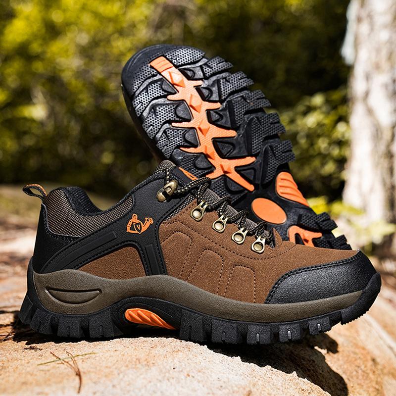 Couple Hiking Shoes Outdoor Non Slip Climbing Shoes Outdoor Trekking Sneakers Wear-resistant Desert Shoes Men's Hunting Footwear