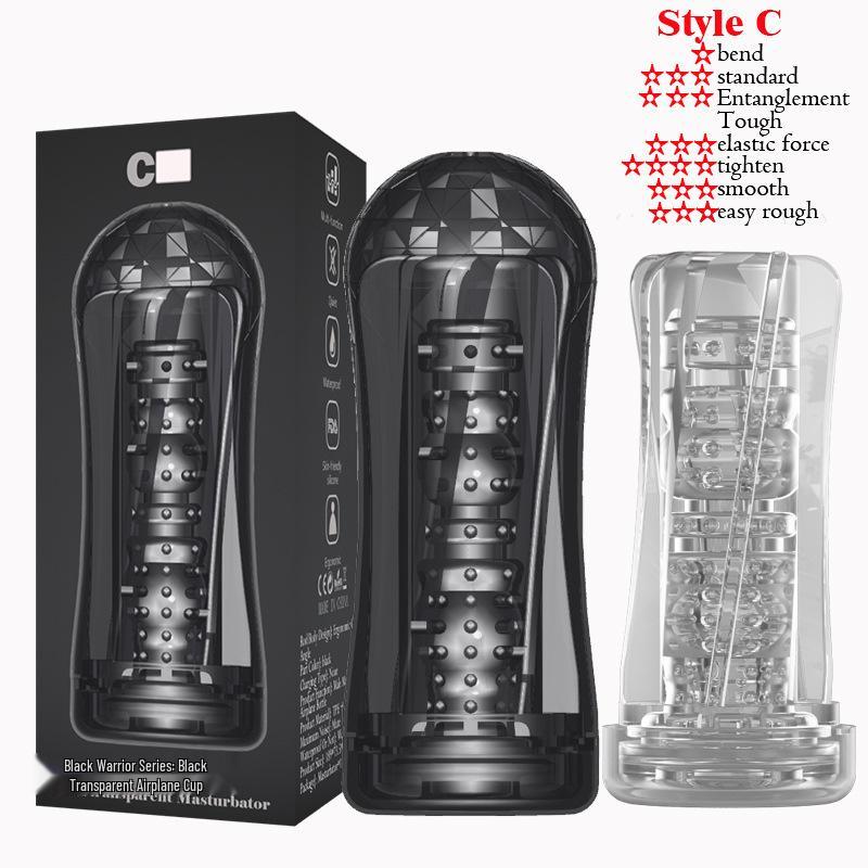 Fleshlight Red Pill Cristal Clar cu 3 Canale și Ejaculare Explozivă pentru Plăcere Masculină de Lungă Durată.