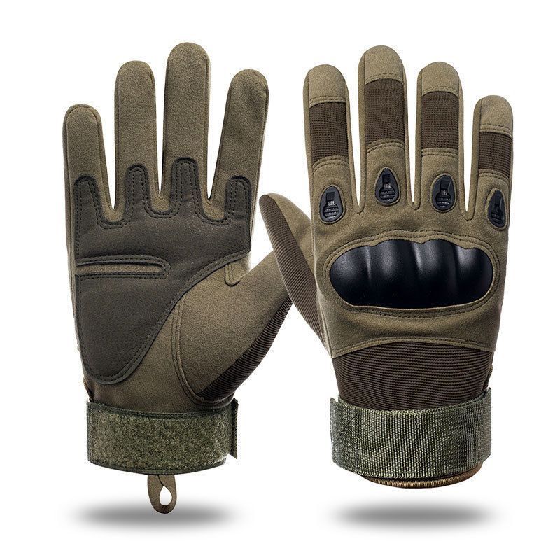 Tactical Gloves Full Finger All Year Round Outdoor Hiking Sports Fitness Touch Screen Non Slip Abrasion Resistant Fighting Cycling Training Gloves