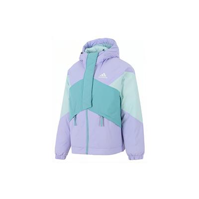 Damen Colorblock Daunenjacke Damenjacke Helllila GT6546