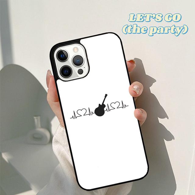 Autumu Guitar Music Phone Case Cover for iPhone 17 Air 16 16e 15 12 11 13 14 Pro Max Apple Plus Coque