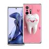 Transparent Phone Case for Xiaomi Mi 14 13 12 11 Ultra 13T 12T 11T Poco X3 NFC F3 F6 Pro Lite 5G Soft TPU Shell Dentist Tooth