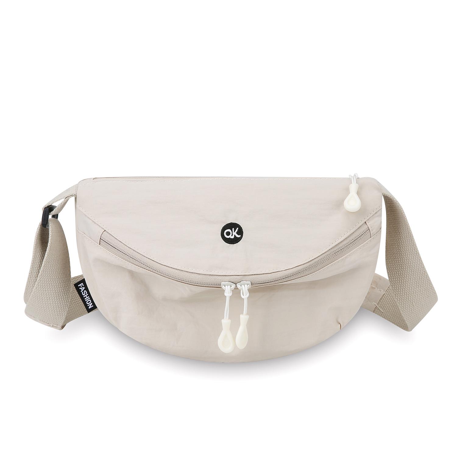 

Women s Sporty & Versatile Crossbody Bag - Lightweight, Large Capacity, Simple, Casual, and Fashionable Handbag. брудно-білий