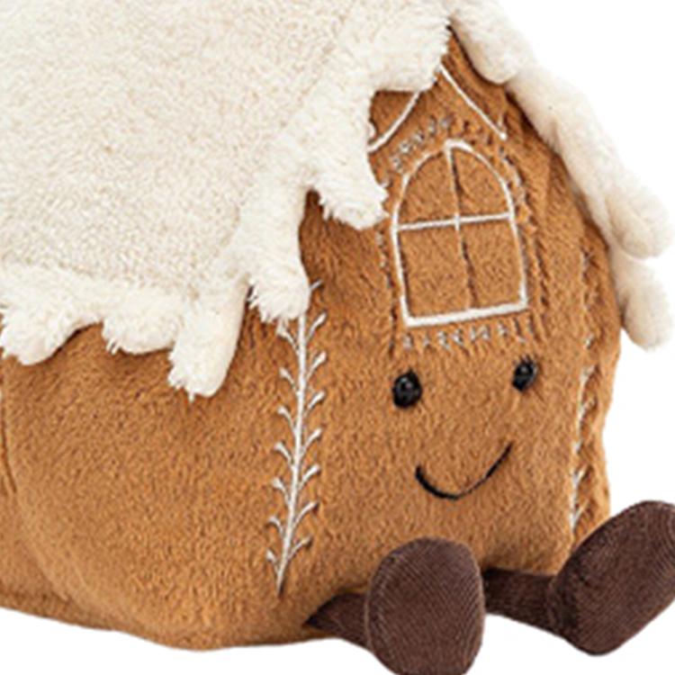 JELLYCAT Food Gingerbread House Companion Doll Plush Doll 20cm Tall