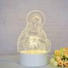 Customize Acrylic 3D Illusion LED Warm White Night Light for Living Room Kids Bedroom Decorative Lamp with USB Power