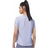 Li Ning Plain Logo Print Round Neck Pullover Short Sleeve T-Shirt Women Tops Sky-Blue ATST230-7