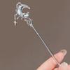 Moonstone Star Hairpin: Elegant Modern Chinese Style Hair Accessory