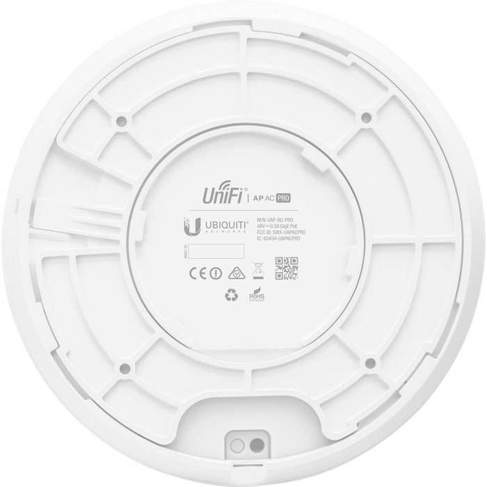 Point d'accès - Ubiquiti - UAP-AC-PRO - Wi-Fi 802.11ac - 1300 Mbit/s - Sécurité AES, WPA2