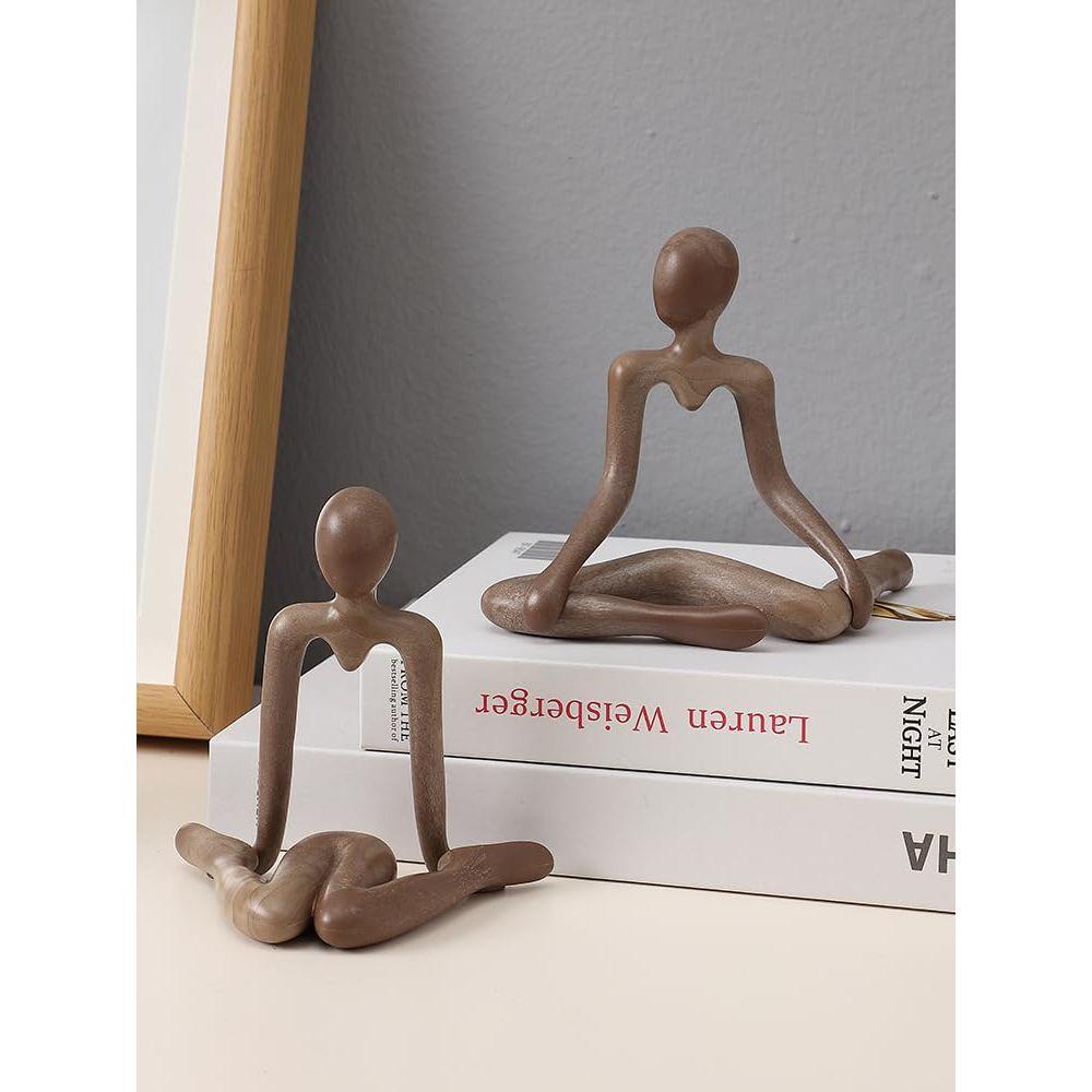 4pcs Decorative Abstract Thinker Men Statue Showpiece Set | Home Decor Items
