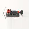 1pc Mini Bench Clamp Flat Jewelry Carving Tool Mini Flat Clamp Diy Multifunctional Tool Mini Vise Clamp Walnut Carving