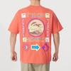Nike Men's Casual Breathable Short-Sleeve T-Shirt In Orange