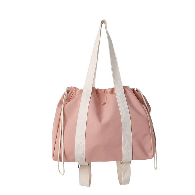 

Women s Travel Fresh, Casual, Versatile and Multi-functional Travel Luggage Bag Student School Supplies Storage Bag розовый