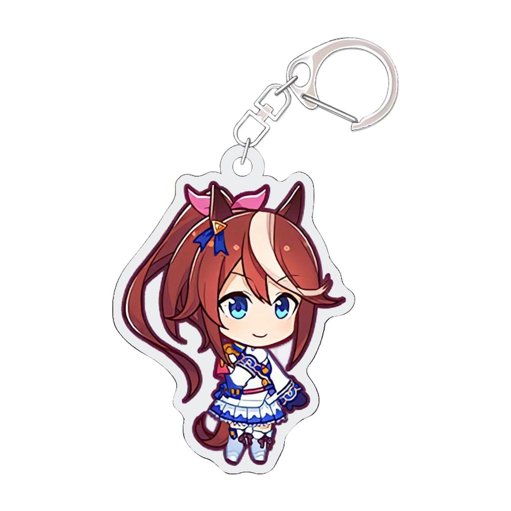 Acrylic Keychain Pendant Student School Bag Cute Decoration Small Gift