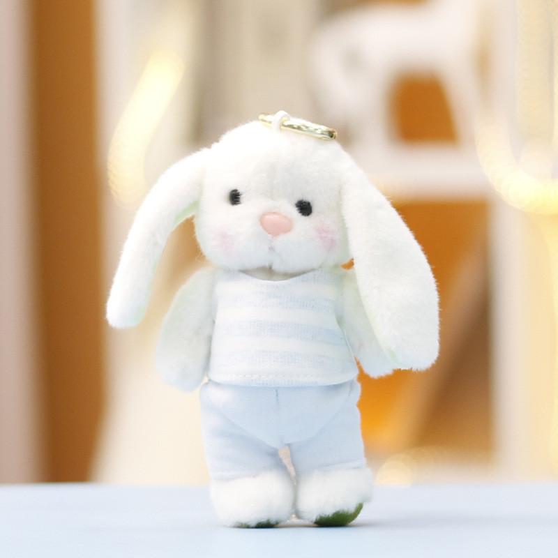 Plush Bear Toy Cute Cartoon Animal Keychain With Soft Pp Cotton For Girls Gift And Bag Decoration