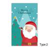 Insert Santa Claus Snowman Greeting Postcard Merry Christmas Card Message Note Cards Happy New Year