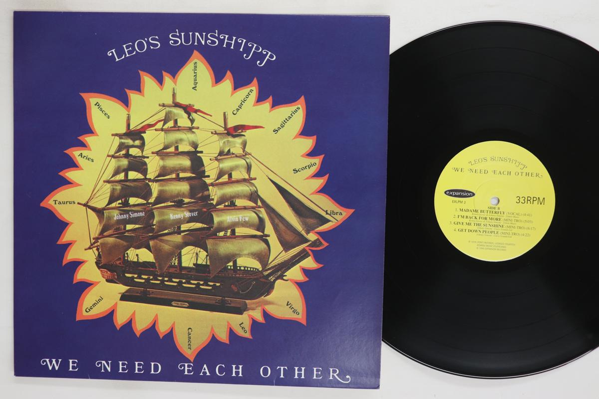 LP Record LEOS SUNSHIPP  We Need Each Other EXLPM2 EXPANSION 1996 UK SoulFunk Used