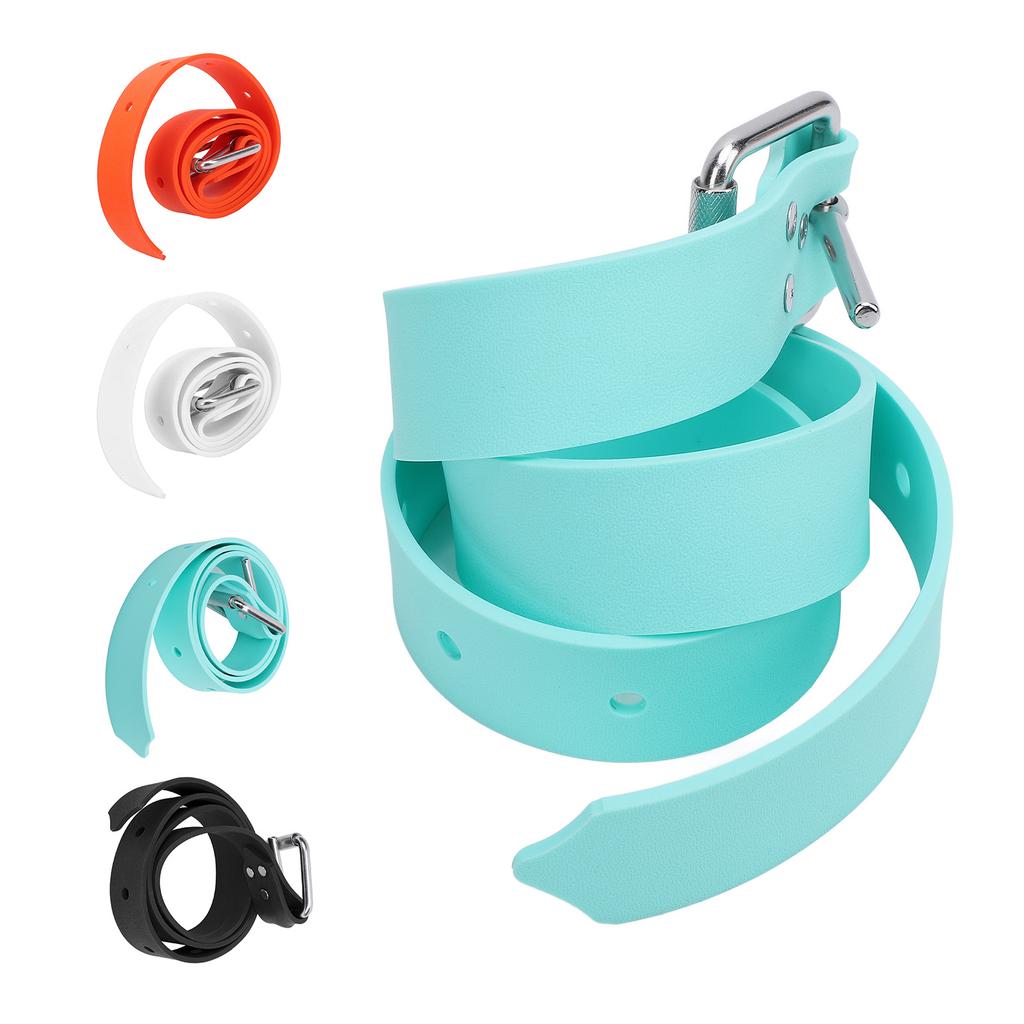 Diving Weight Belt Adjustable Silicone Freediving Weight Belt with Quick Release Buckle for Scuba Di