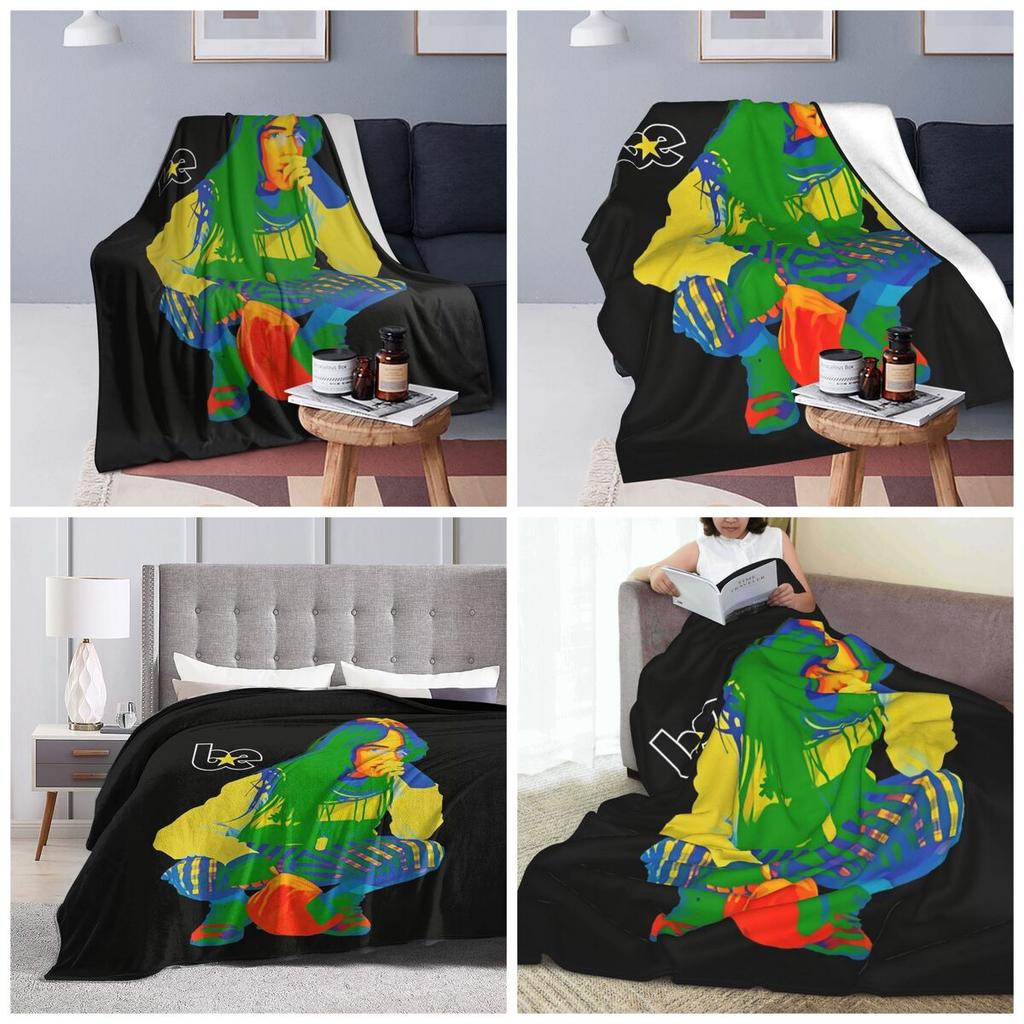 Hit Me Hard And Soft Tour Merch Blankets Soft Warm Flannel Throw Blanket Bedspread for Bed Travel Home Sofa