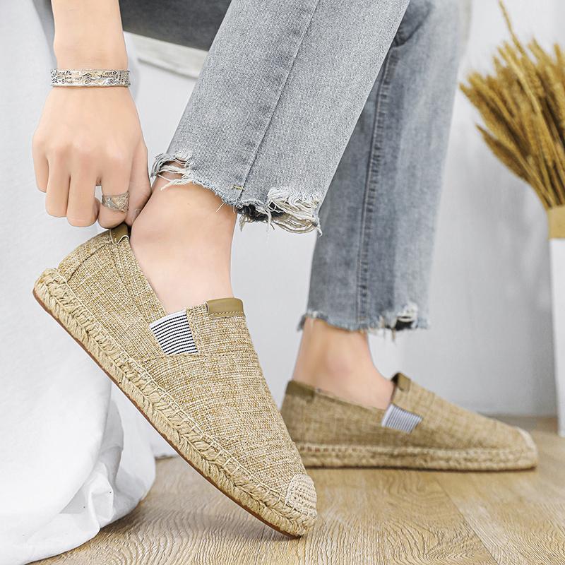 Canvas Shoes 2026 Men's Summer Trend Linen Fisherman Shoes Men's Breathable Casual Old Beijing Cloth Shoes