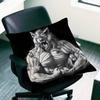 Alpha Sigma Wolf Cool Kissenbezug für Sofa-Dekor Auto Büro Zimmer Druck Kissenhülle Dekorationen und Schutz