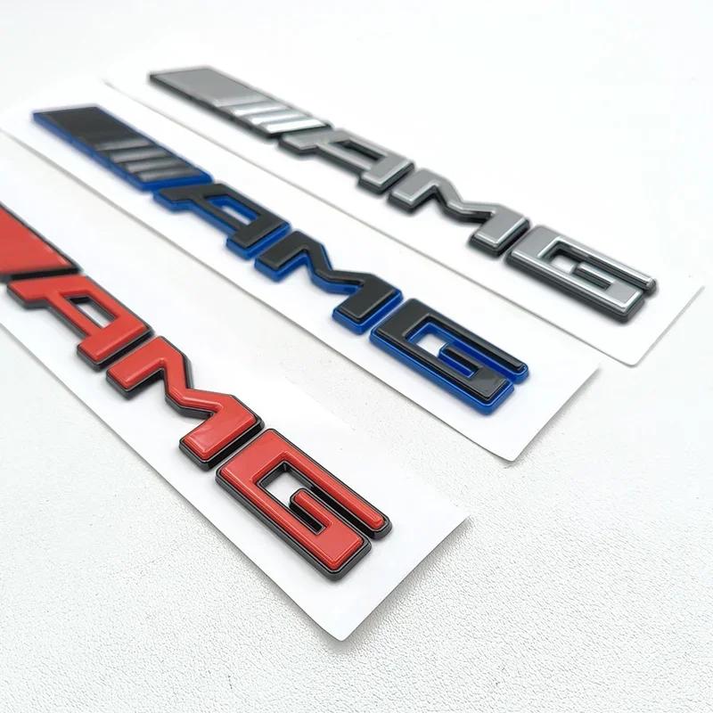 Samolepka na auto Nové 3D ABS Logo Znak AMG Písmena Odznak na kufr auta Pro Mercedes Benz A B C E S GLA GLB GLC GLE GLS Vito G Třída AMG