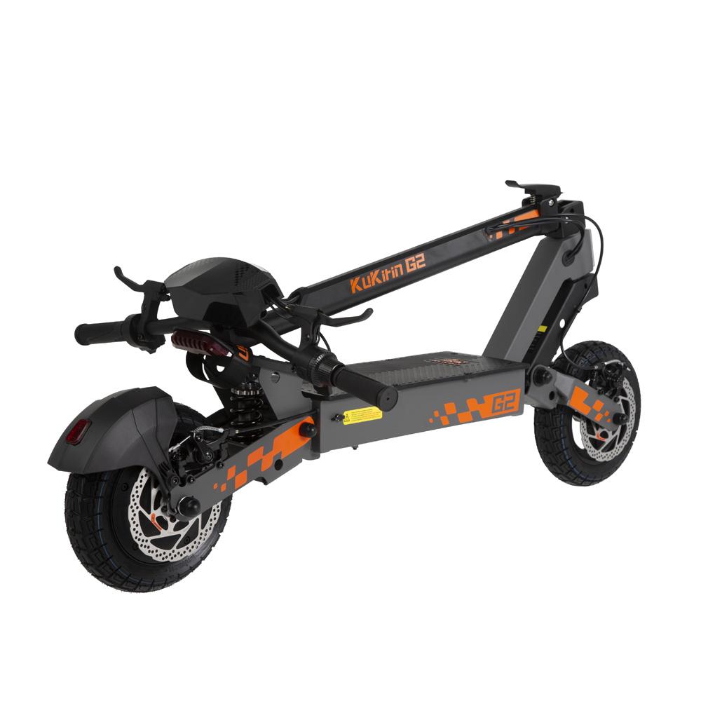 Kukirin G2 800W Elektroroller für Erwachsene, 10-Zoll-Vakuumreifen, 48 V 15,6 Ah, 45 km/h Höchstgeschwindigkeit, faltbares Design, Doppelfederung, IPX4, LED-Anzeige