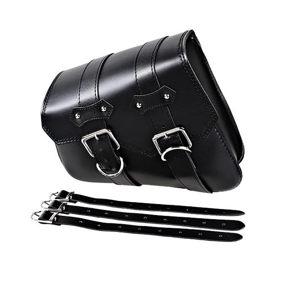 PU Leather Motorcycle Saddlebags Side Tool Pouch Bag Luggage Saddle Bag Pouch Left/Right For Harley Sportster XL 883 1200 48 72