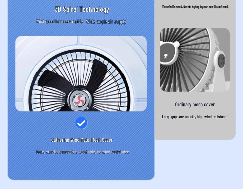 24V/12V High-Airflow Electric Fan for Trucks, Cars, Forklifts & Excavators