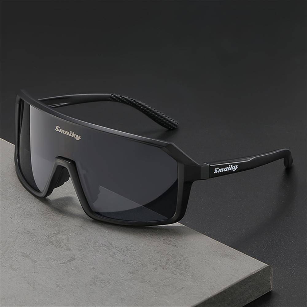 SMAIKY Herren Fahrrad Sonnenbrille Radfahren Frau MTB Rennrad Fahrbrille Outdoor Sport Laufen Brille UV400 Wandern Brille