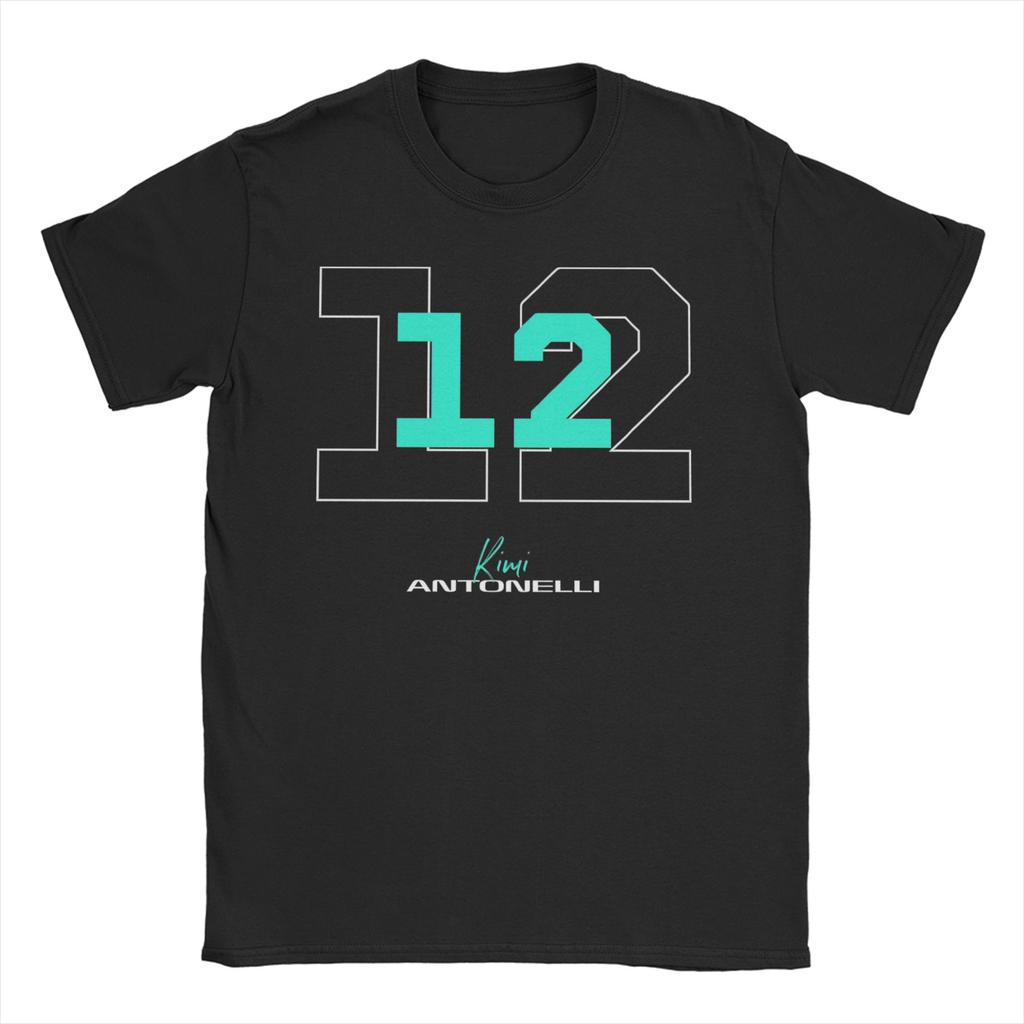 Kimi Antonelli Inspired Racing Design Unisex Women T Shirt Funny Tee Shirt Short Sleeve T-Shirts 100% Cotton Gift Idea Clothes