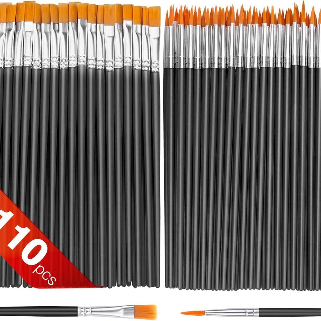 Set di Pennelli Digitali in Nylon per Bambini per Dipingere e Colorare