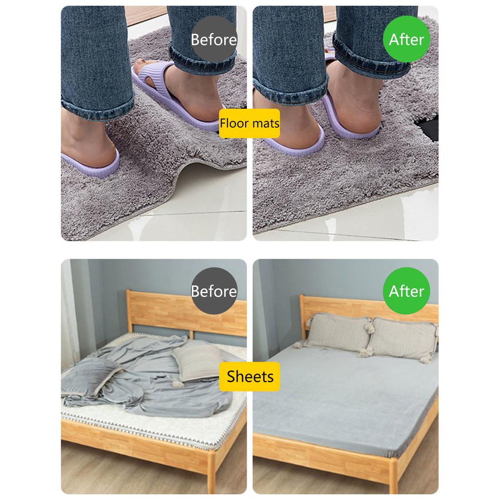 Covoraș anti-alunecare și cleme pentru covoare Împiedică covorașele și covoarele să alunece și să alunece. Pachet de 10 covoare pentru acasă