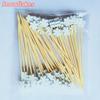 50Pcs/set Christmas Fruit Sticks Disposable Bamboo Sticks Snowflake Christmas Tree Elk Santa Claus Snowman Sticks Xmas Ornaments
