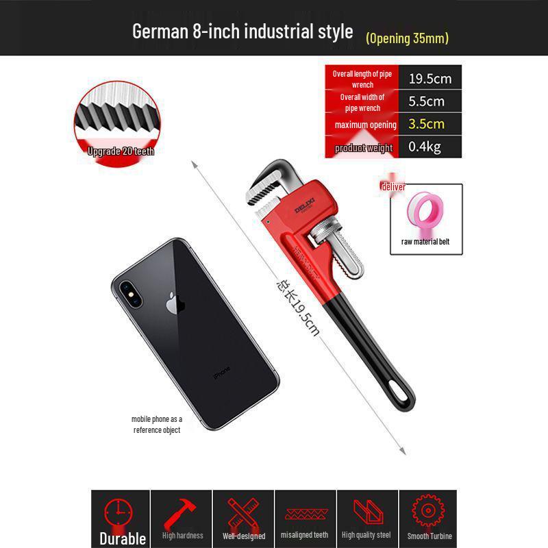 

Universal Multifunctional Dual-Purpose Pipe Wrench - Compact Quick Plumbing Tool